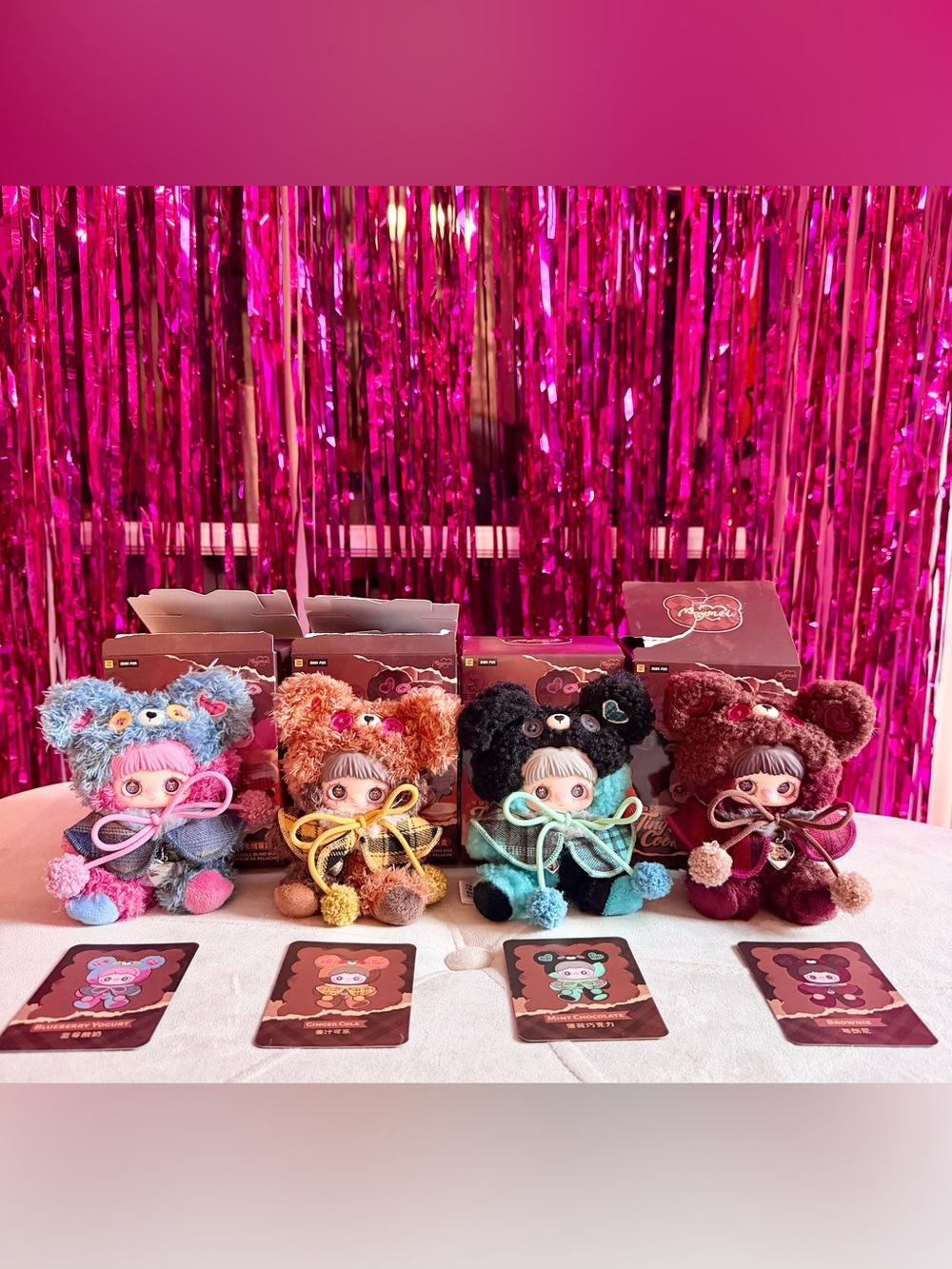 MayMei Tiny Bear Cookie Series Plush Blind Box Set